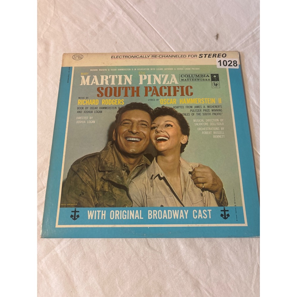 Columbia South Pacific Vinyl LP Original Broadway Cast OS 2040 Stereo